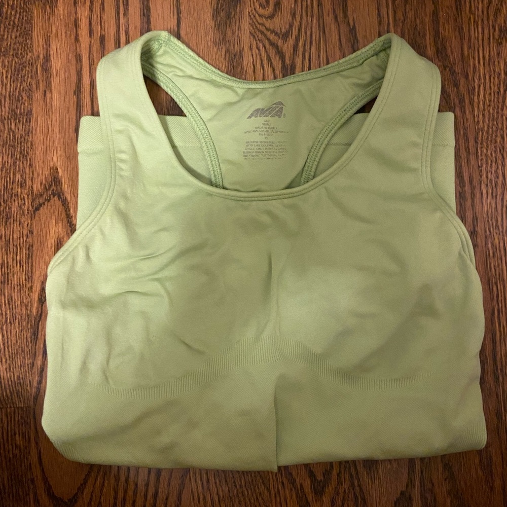 Green Avia workout tank S